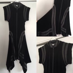 JEAN-PAUL GAULTIER JAPAN FEMME BLACK VELVET DRESS